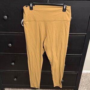 NWT TNAButter Vintage Tan High-Waisted 7/8 Leggings | Sz XL